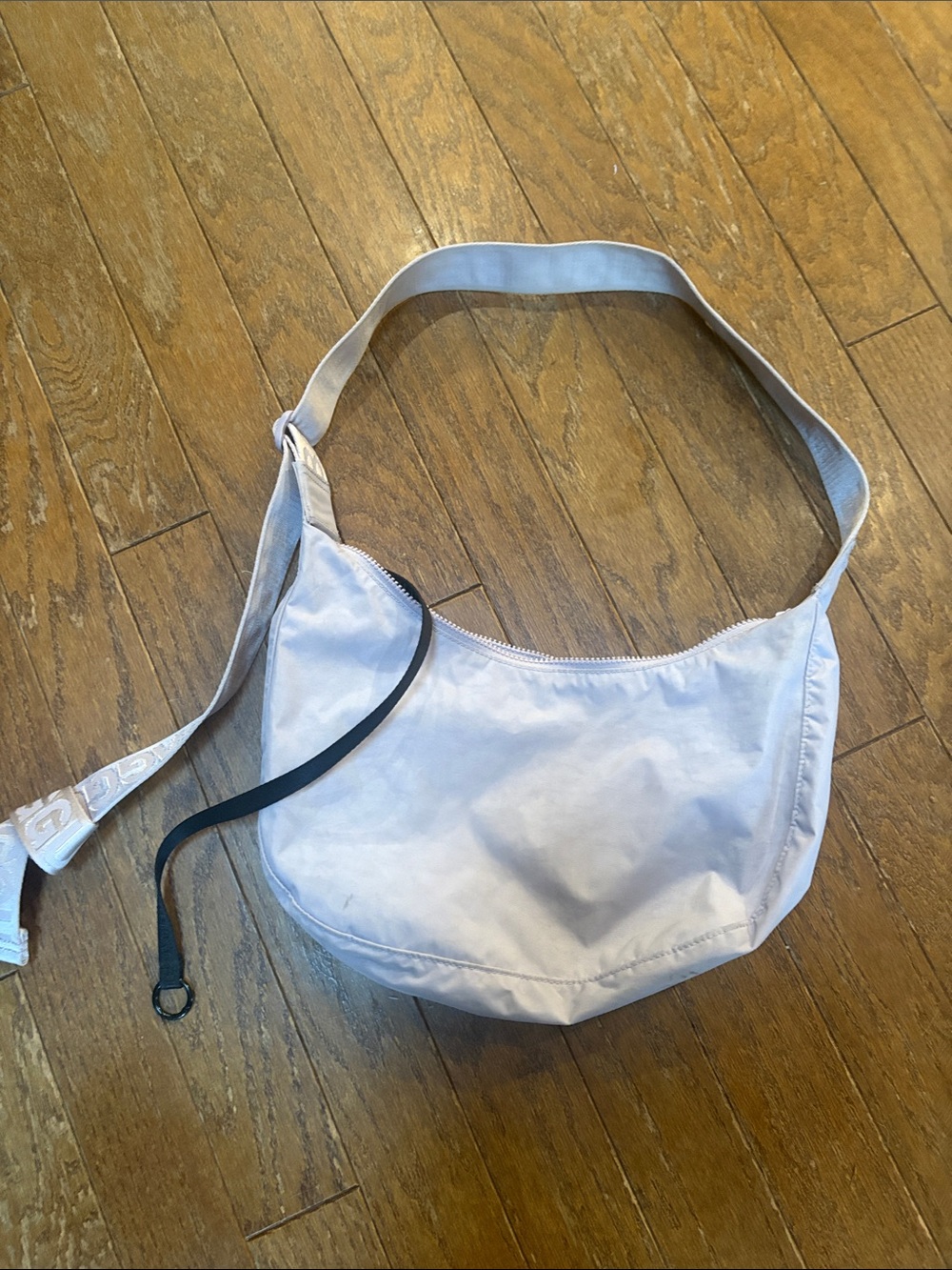 Lavender/grey Baggu medium Crescent Bag - Women's Casual Crossbody